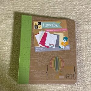 DCWV  Lifebok Journey Journal  3 ring mini binder with 36 sheets